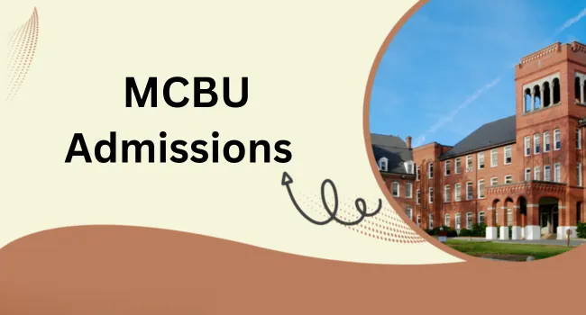 MCBU Admission