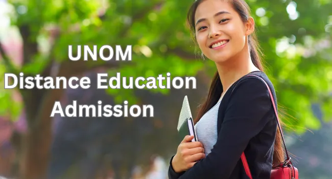 UNOM Distance Education Admission